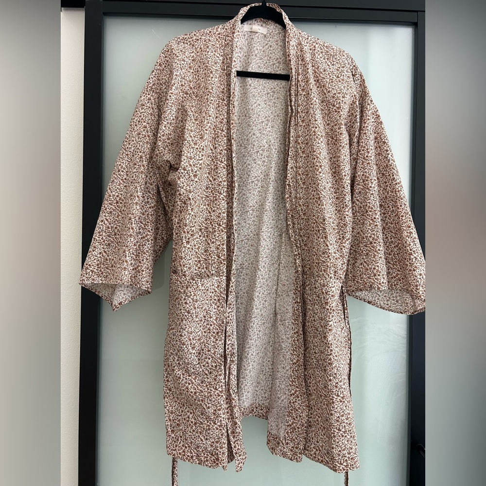 Doen Robe - small - cotton poplin - EUC